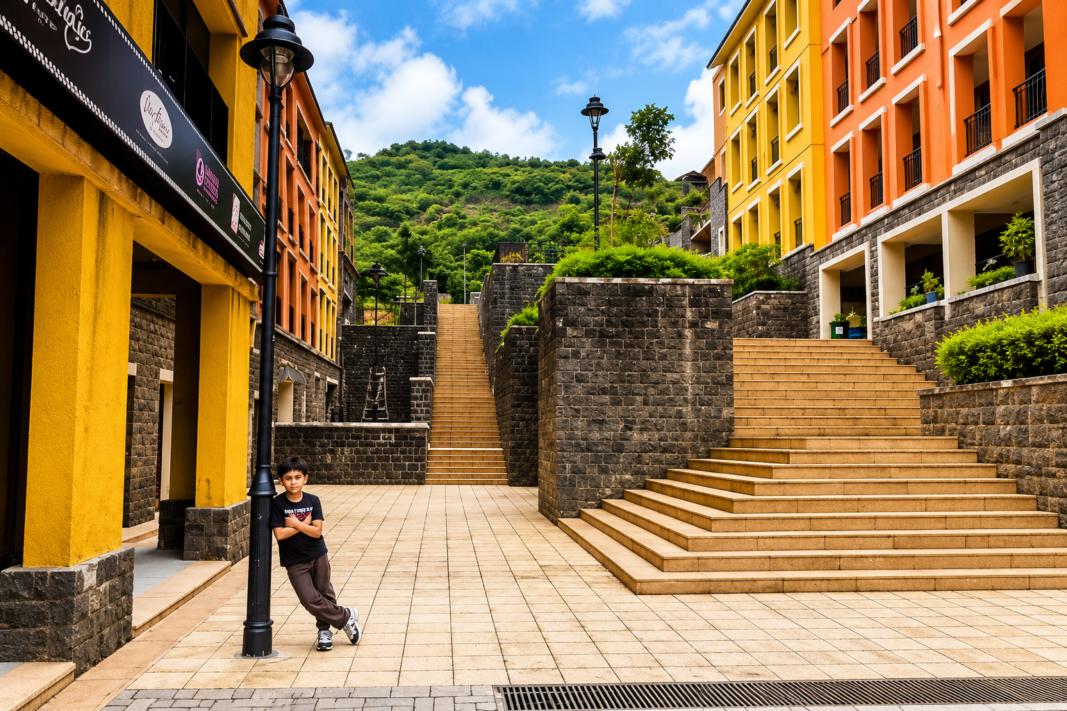 Lavasa Township - Vibrant Courtyard
